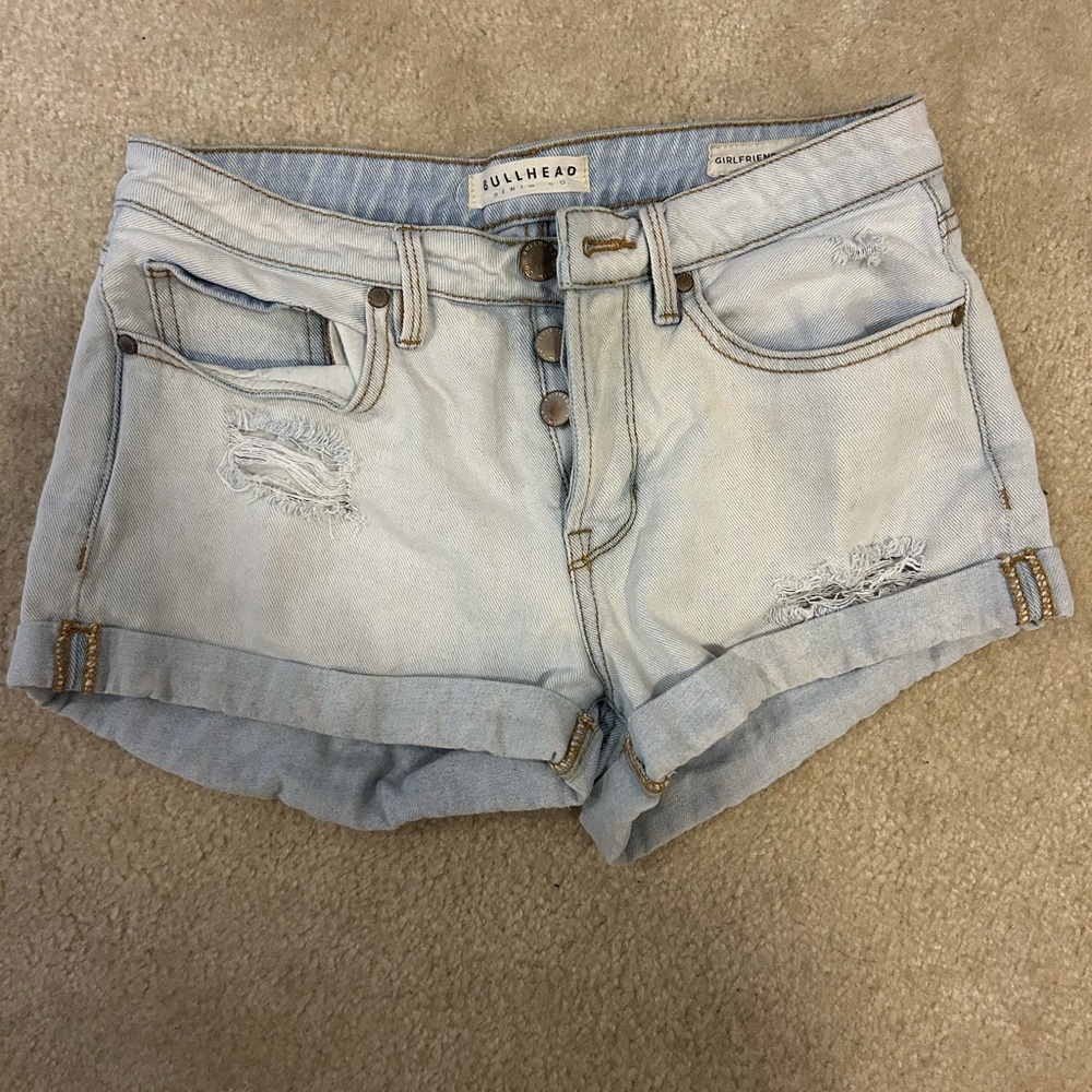 Bullhead Light Blue Denim Shorts